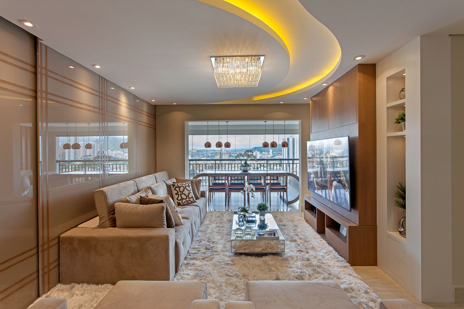 preço sanca aberta linear