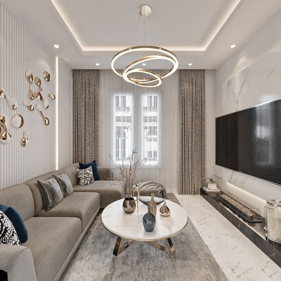 orçamento sanca de gesso sala