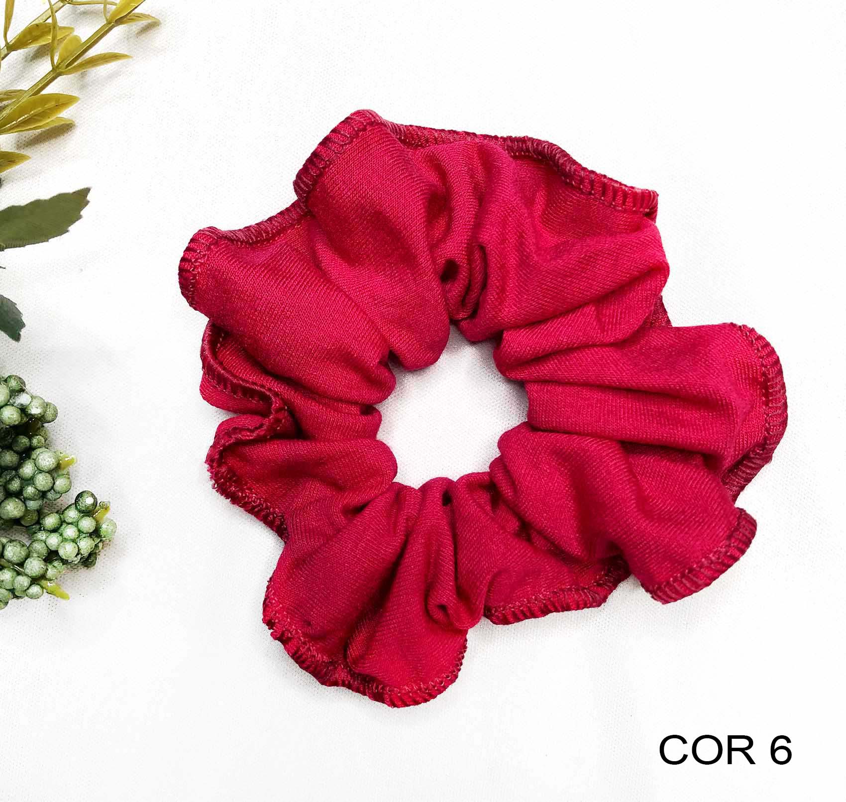 scrunchies de tecido