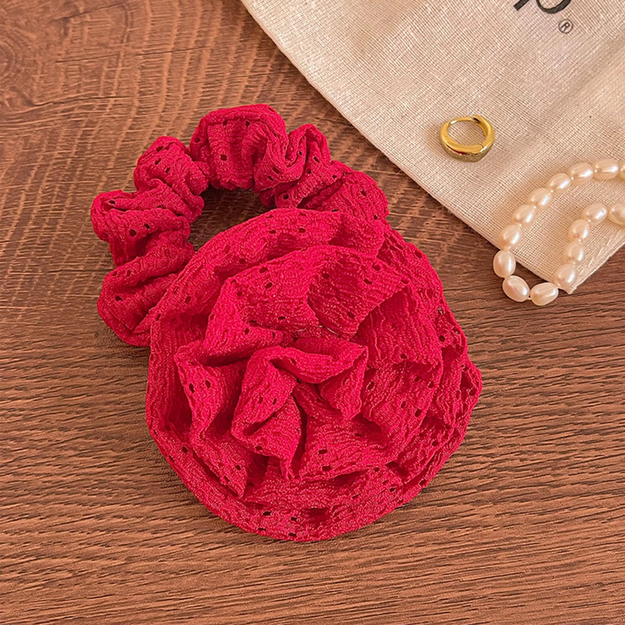 scrunchies de tecido