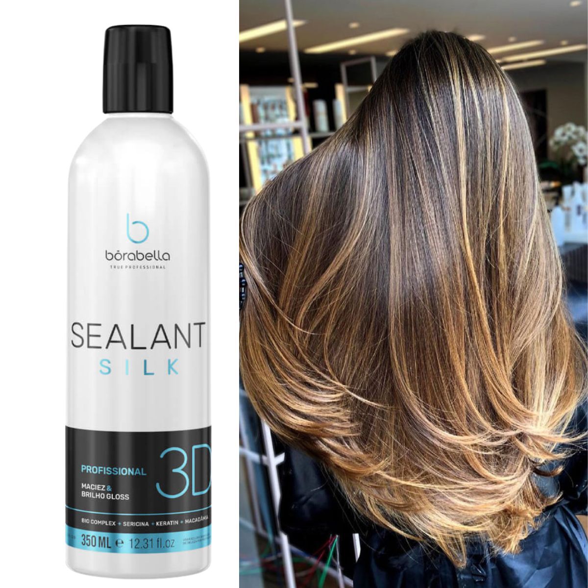 tratamento de selagem para cabelo liso