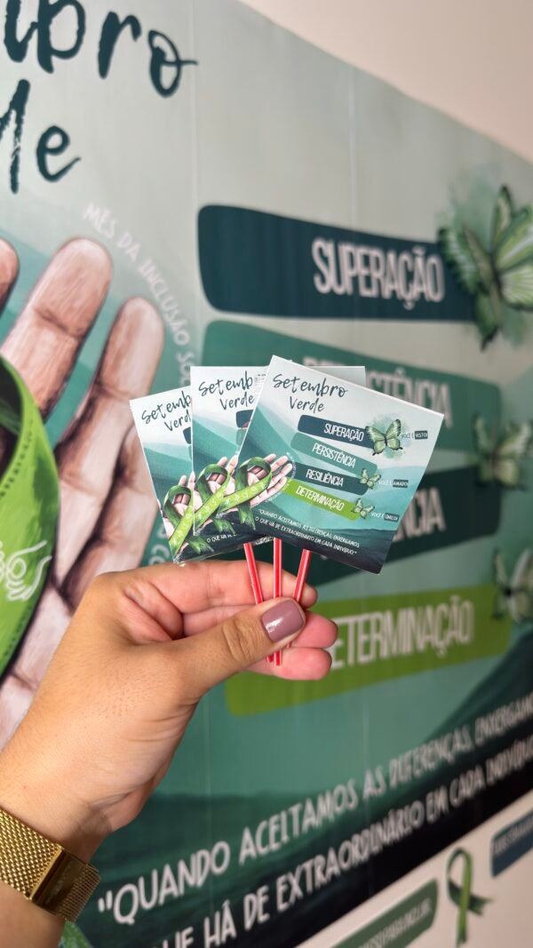 DIY: Porta-bis temático para setembro verde