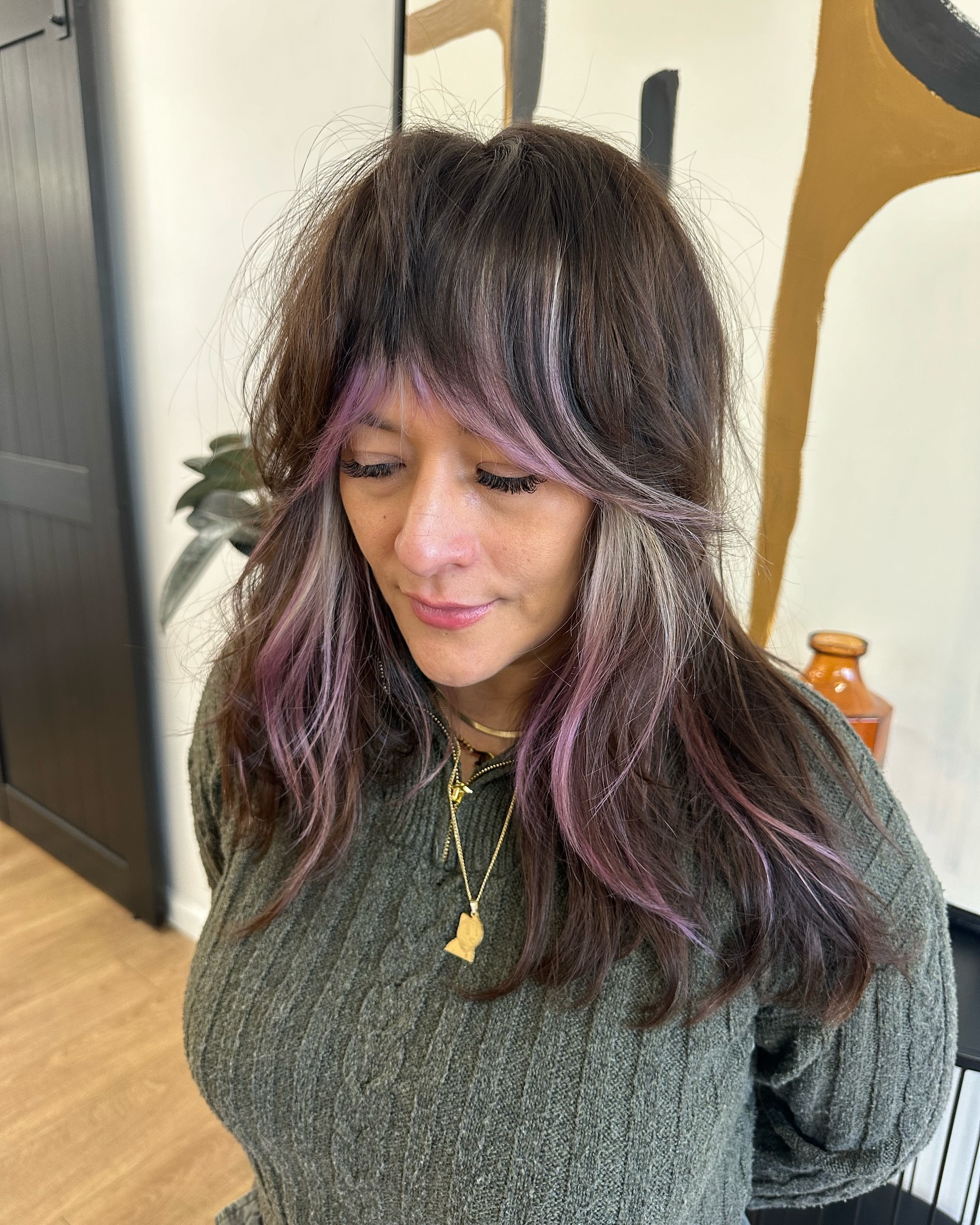 corte de cabelo desfiado anos 70