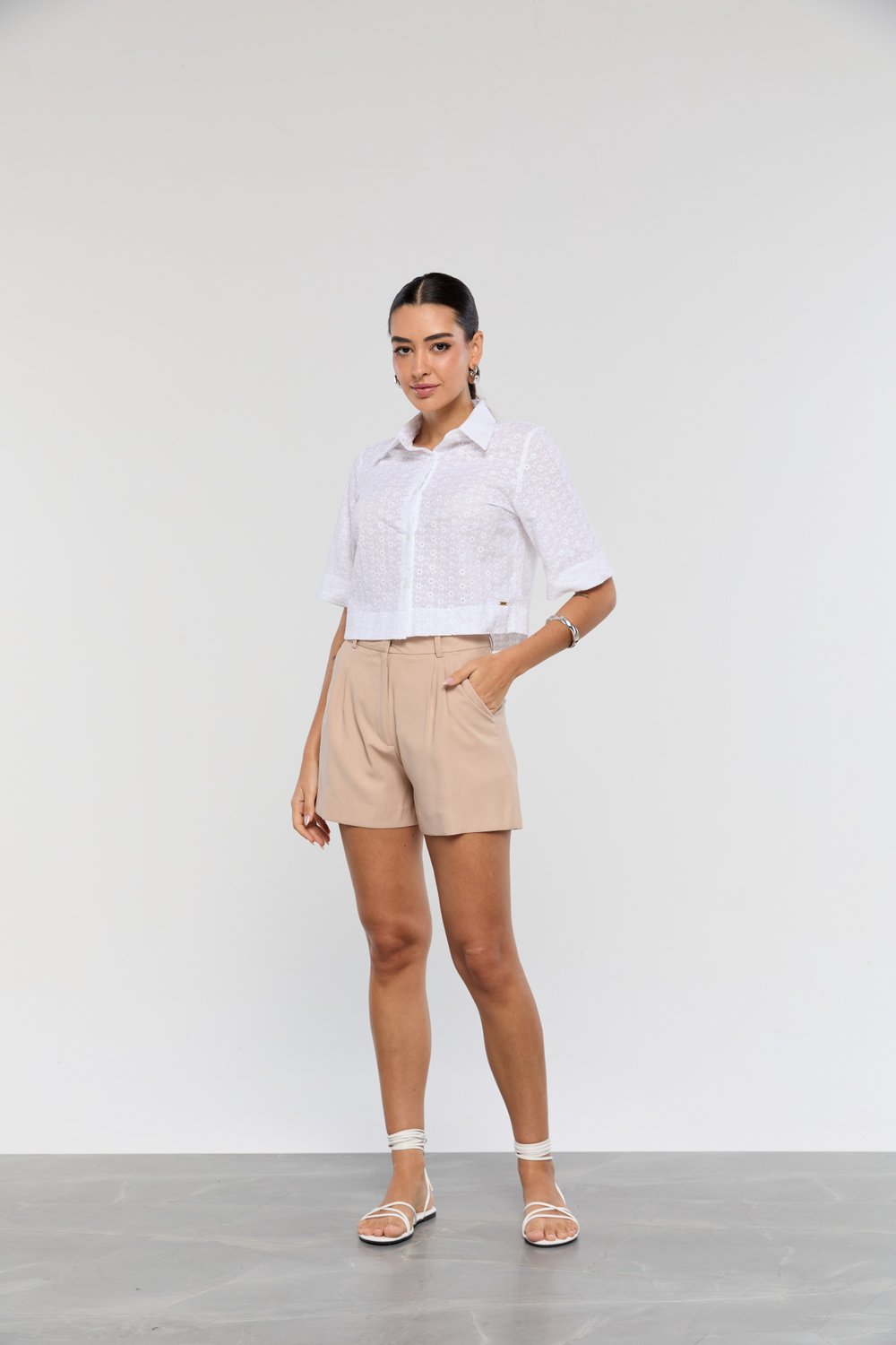 tendências de shorts de alfaiataria para o verão 2025