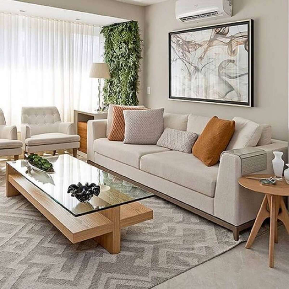 paleta de cores sofa bege