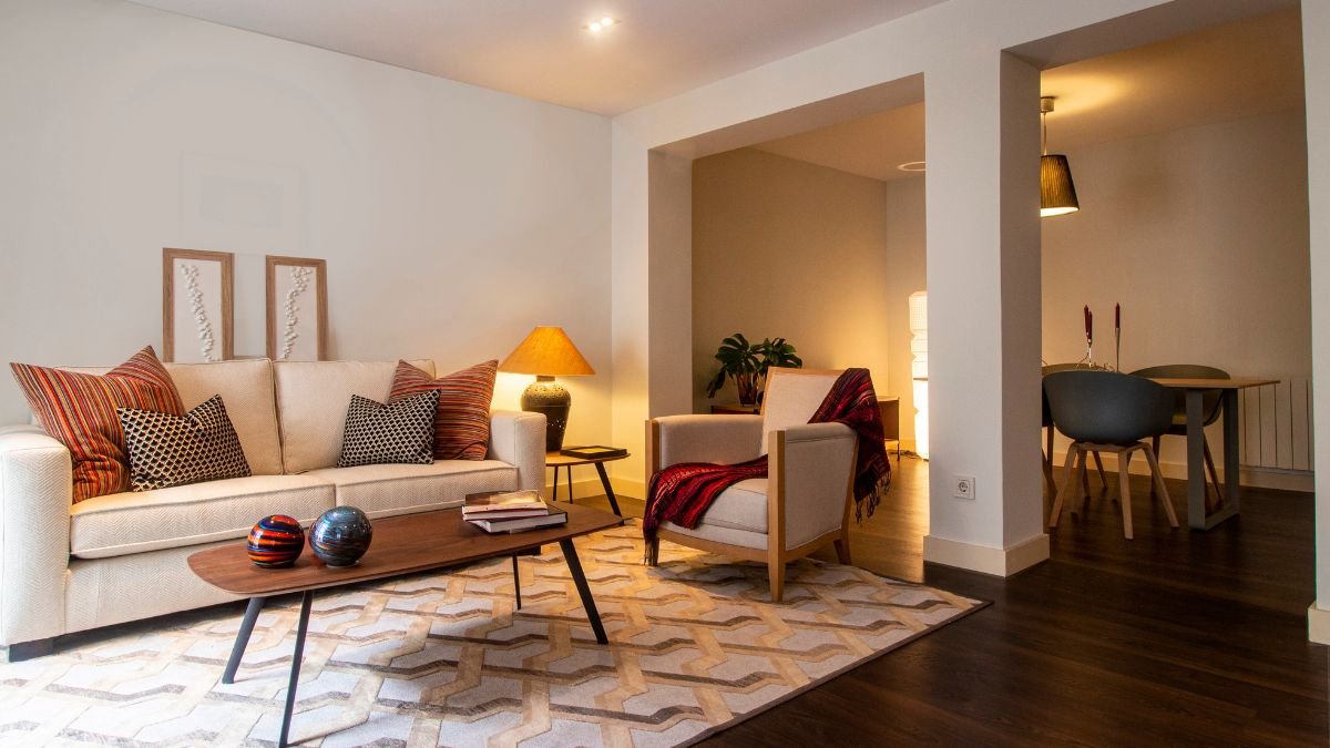 ideias de decoracao sala sofa bege