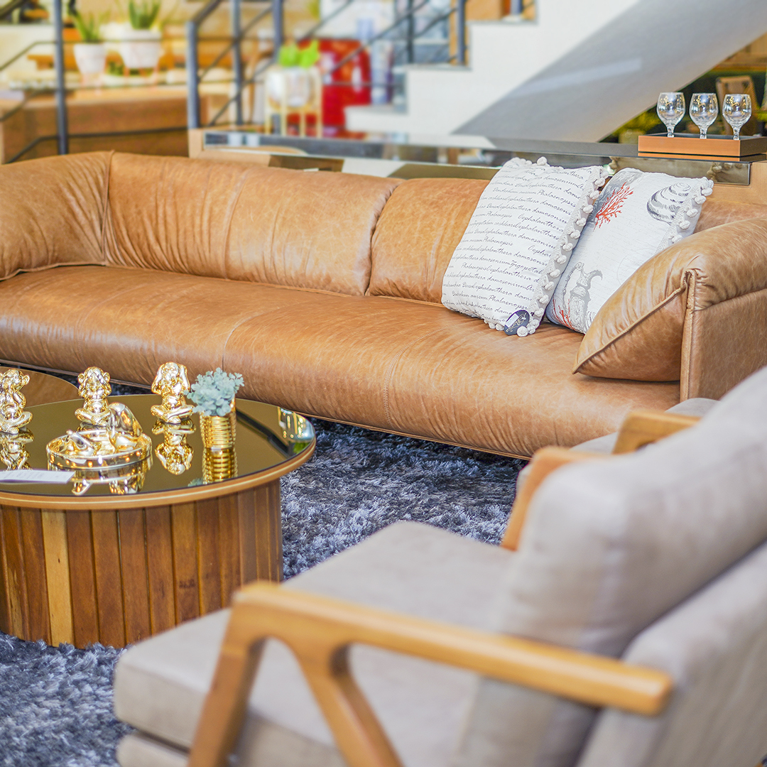 sofá de couro estilos de decoração