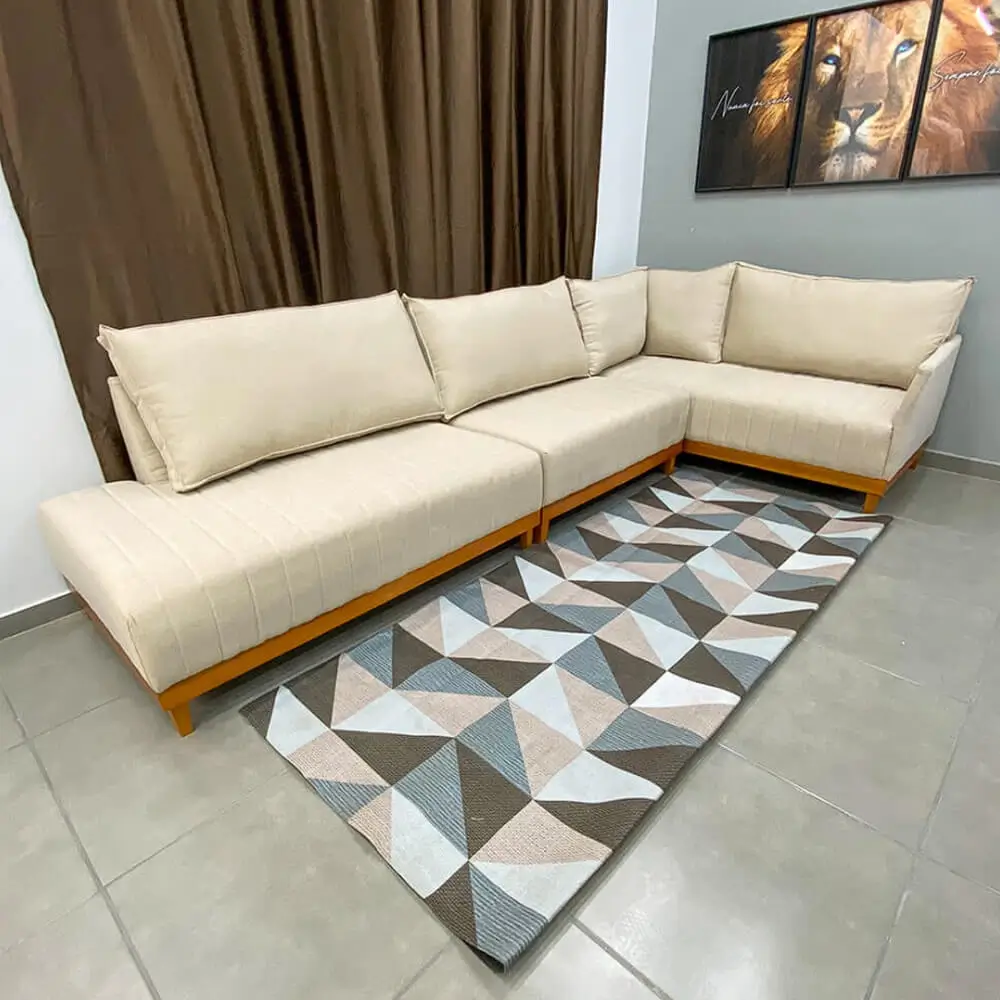 preço sofá de linho natural