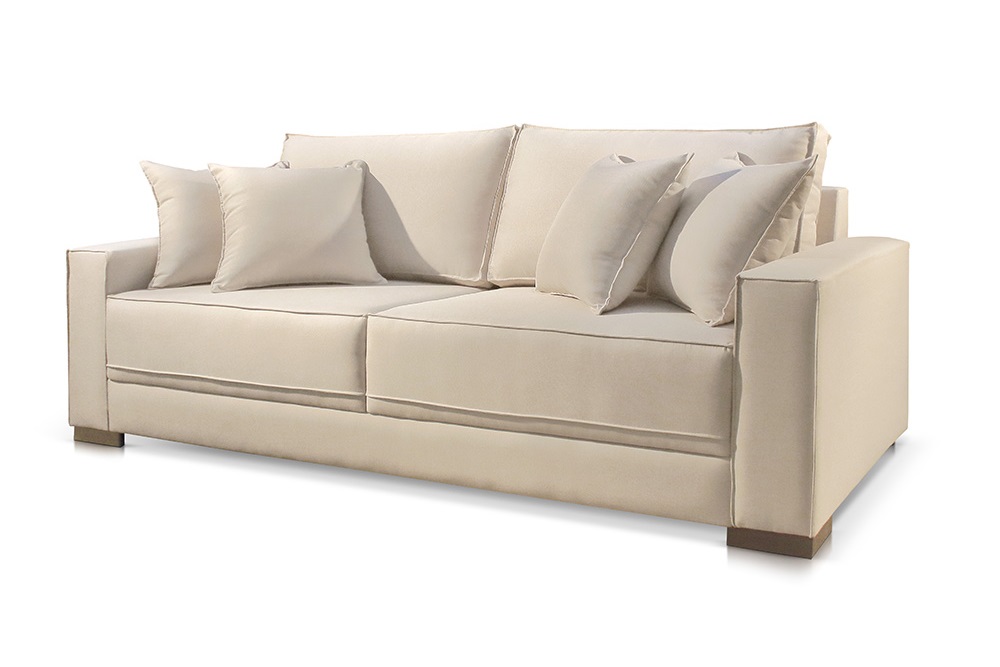 cuidados com sofá de linho