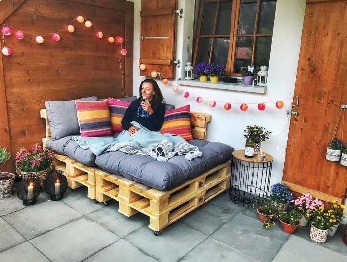 como fazer sofá de pallet passo a passo