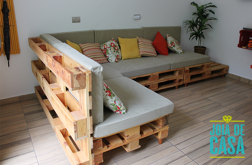 sofa de pallets para sala