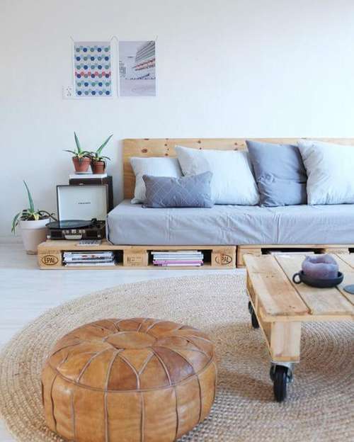 sofa de pallets para sala