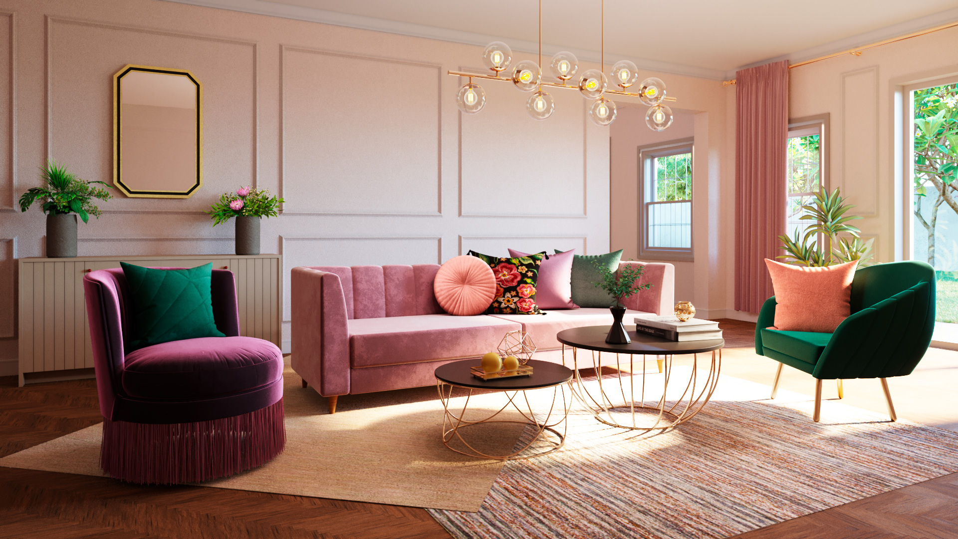 Vantagens e desvantagens do sofá de veludo