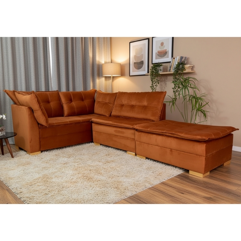 Sofá de veludo é bom para casas com pets?