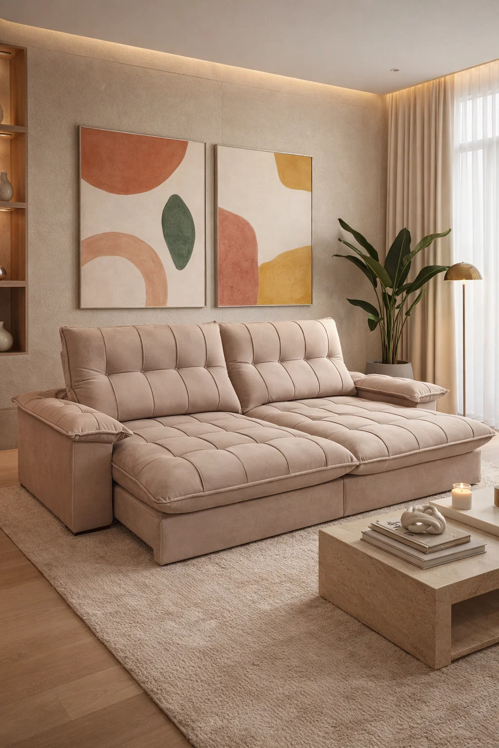 Benefícios e malefícios do tecido de veludo em móveis