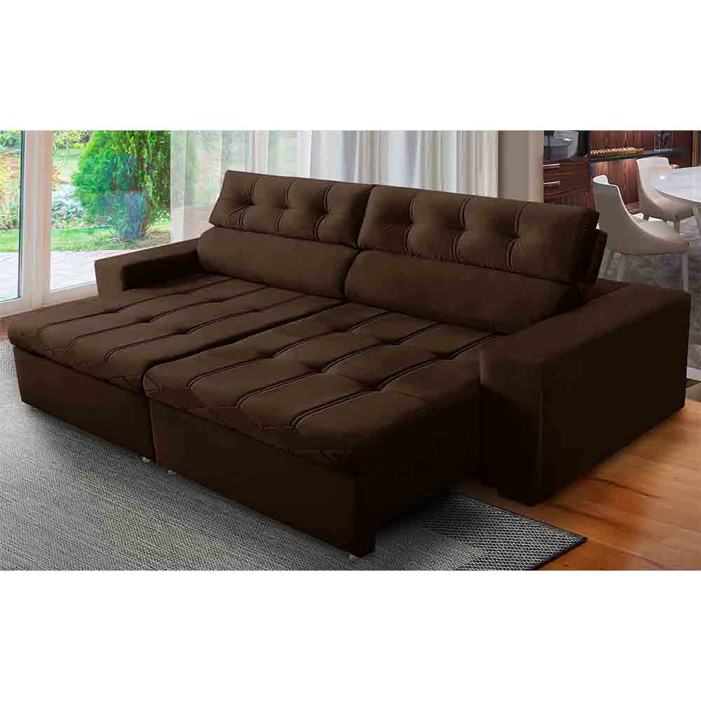 melhor sofá retrátil e reclinável para sala pequena