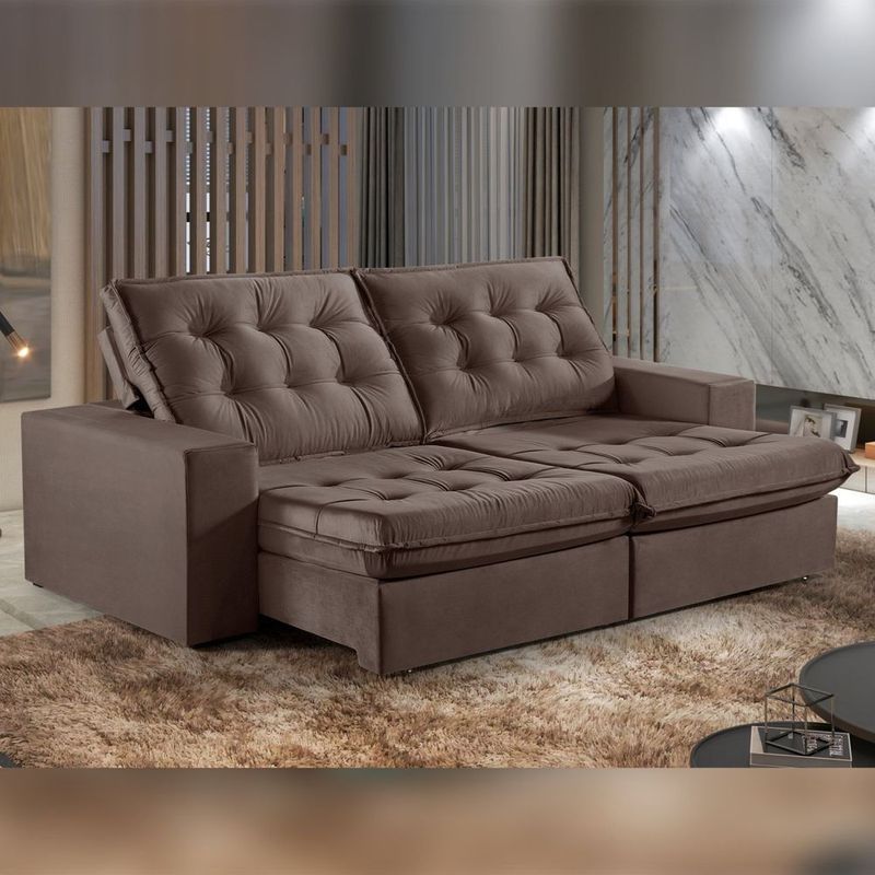 comprar sofá retrátil e reclinável barato