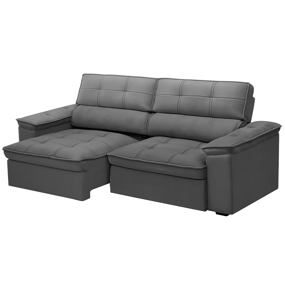 melhor sofá retrátil e reclinável para sala pequena