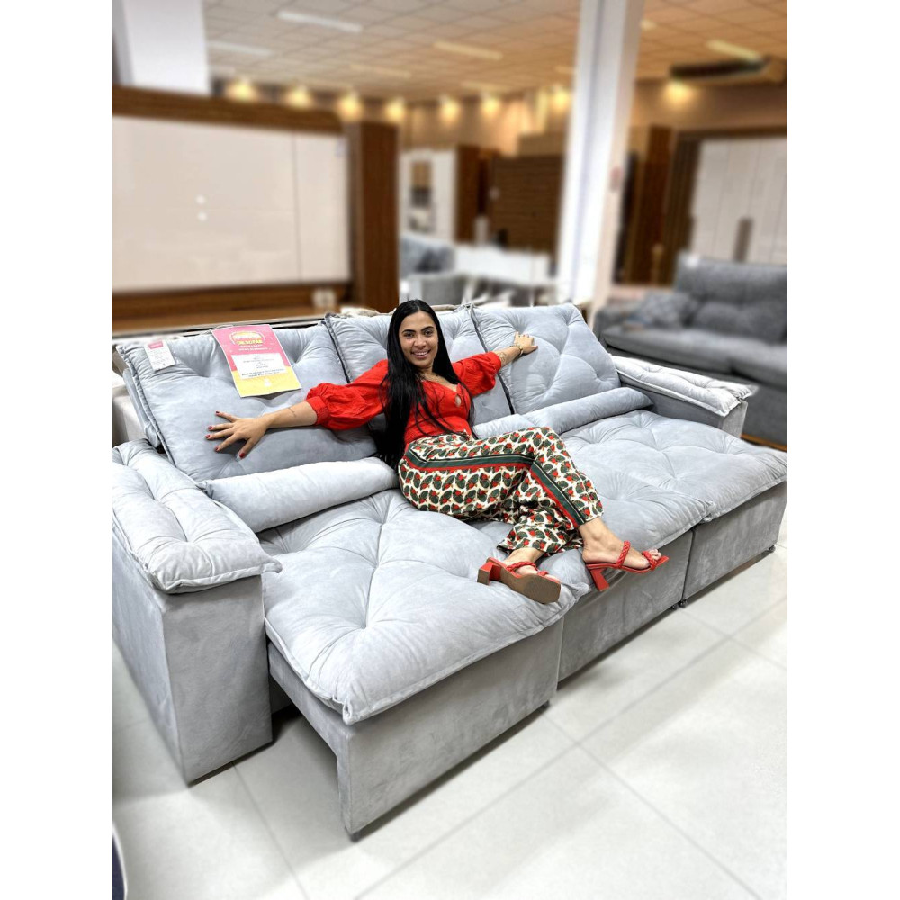 melhor sofá retrátil e reclinável para sala pequena