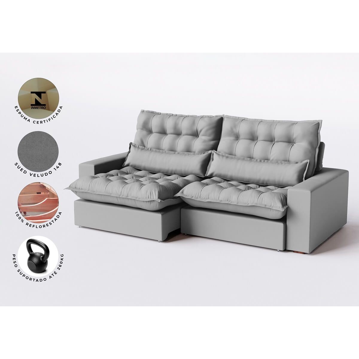 vantagens sofá retrátil vs reclinável