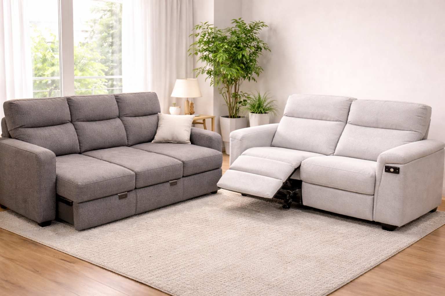 sofa retratil ou reclinavel