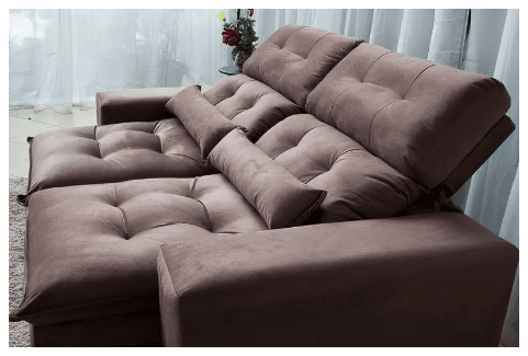 diferença entre sofá retrátil e reclinável