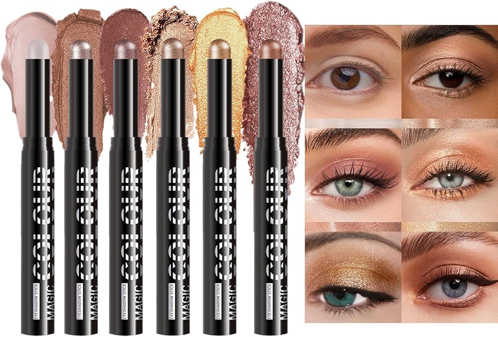 sombra cremosa para maquiagem dos olhos