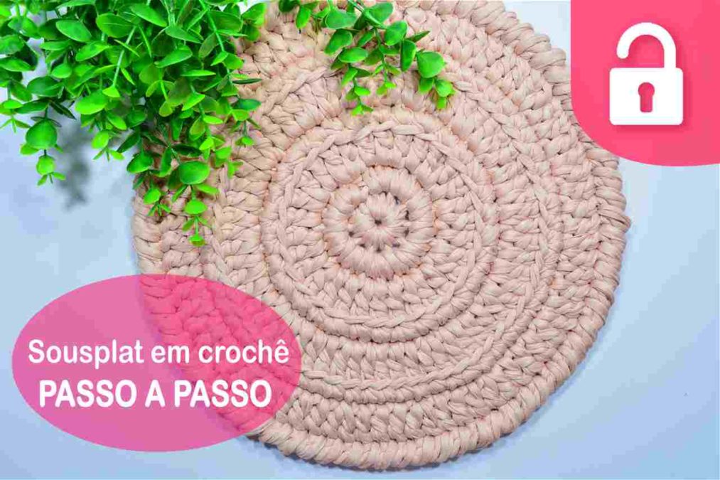 sousplat crochê fio de malha preço