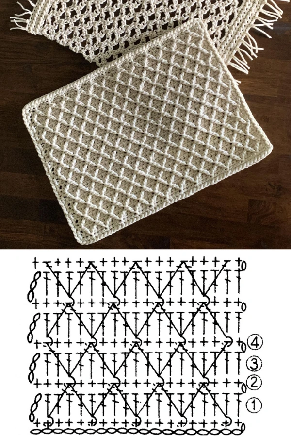 Sousplat de crochê: do rústico ao sofisticado