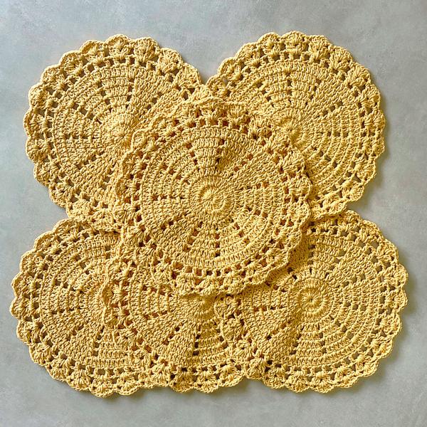 Passo a Passo: Sousplat de Crochê para Iniciantes com Barbante Nº 6