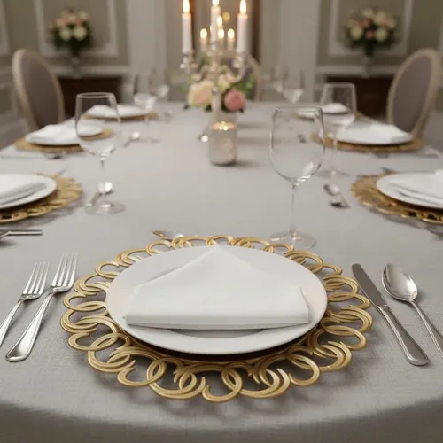 Como Escolher o Sousplat Ideal para Cada Tipo de Evento