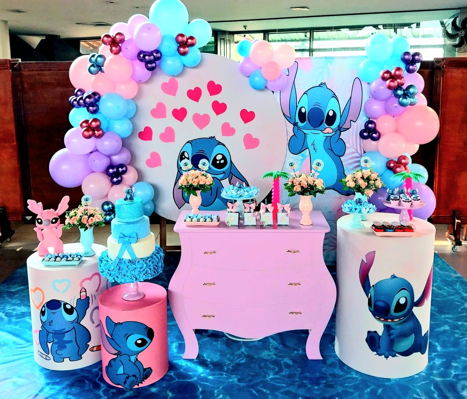 stitch decoracao de festa