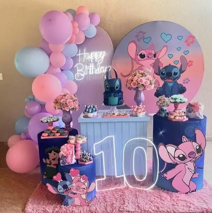 stitch decoracao de festa