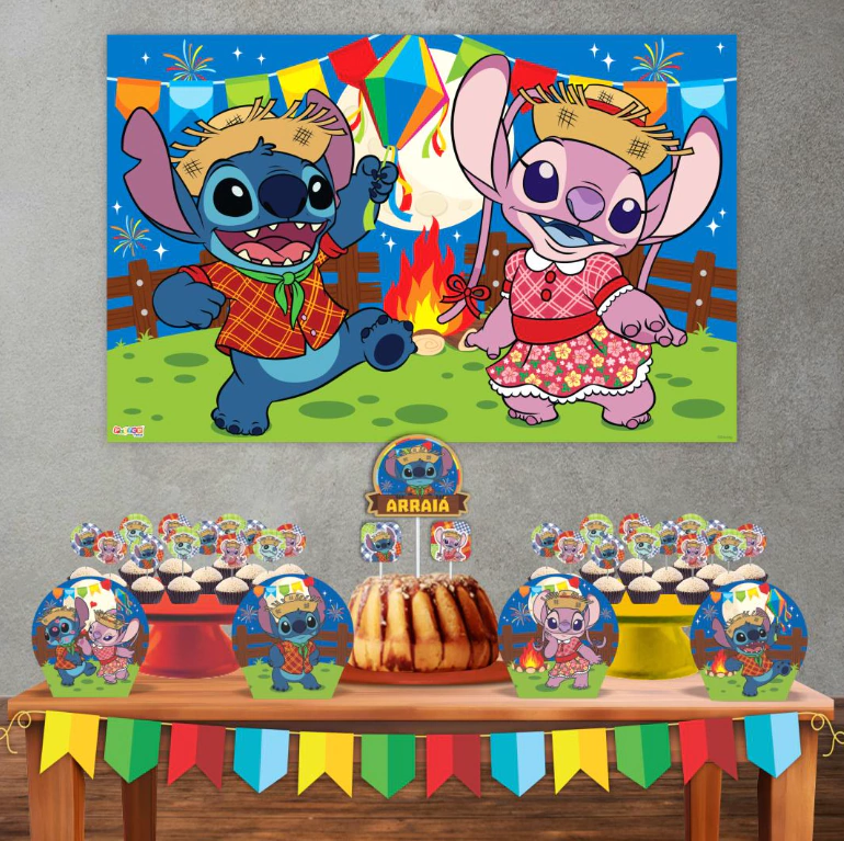 stitch decoracao de festa