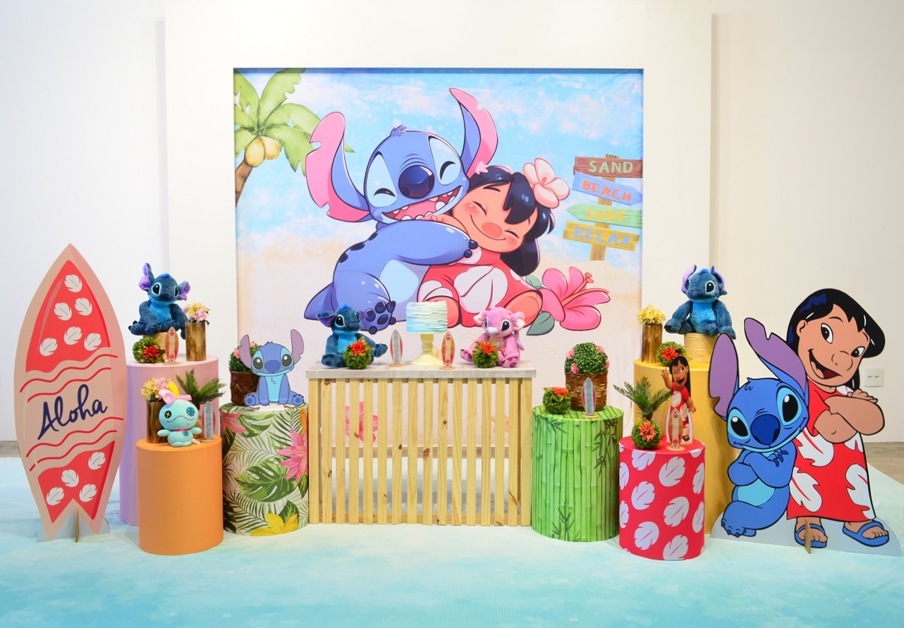 stitch decoracao de festa