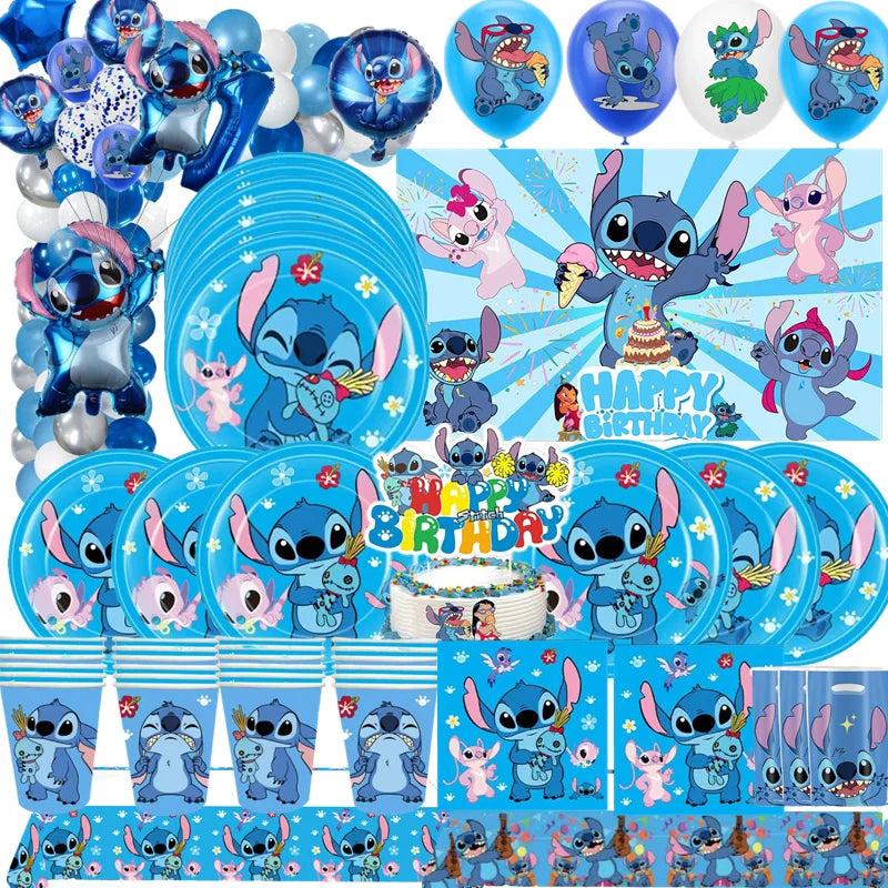 decoração de festa temática Stitch