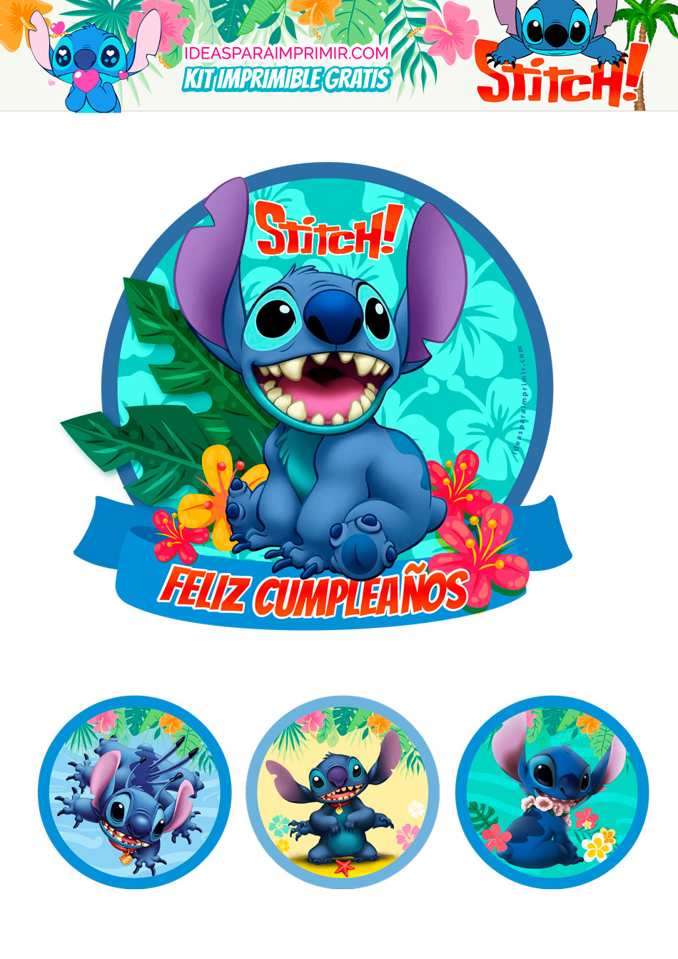 Passo a Passo: Artesanato em Feltro do Stitch com Moldes Gratuitos