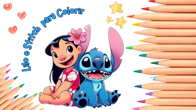 Atividades do Stitch para imprimir