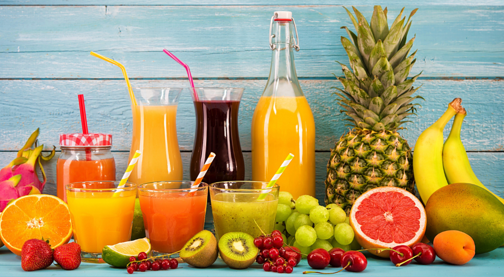 vantagens do consumo de sucos de frutas