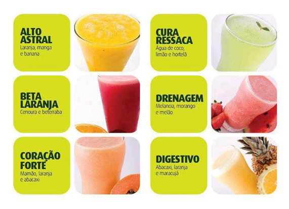 vantagens do consumo de sucos de frutas