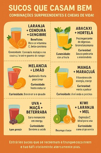 efeitos dos sucos naturais no corpo