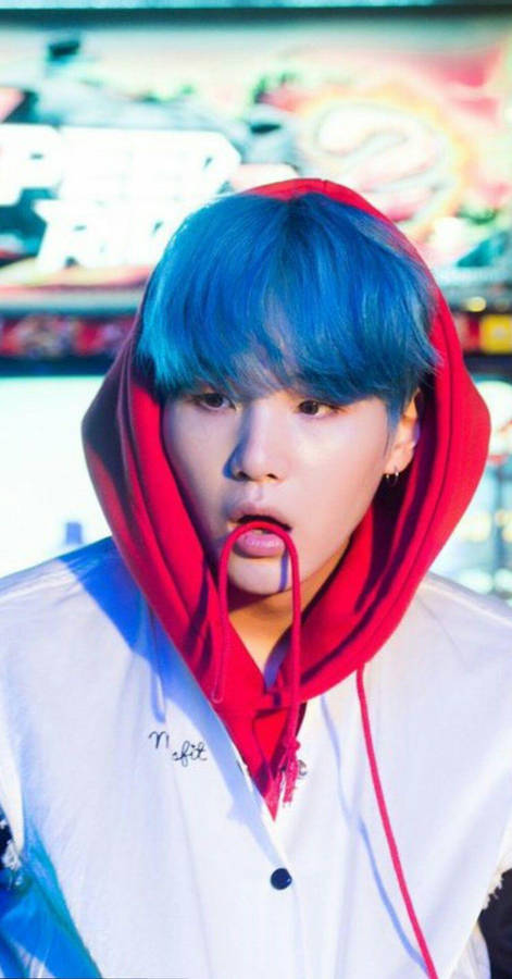suga cabelo azul