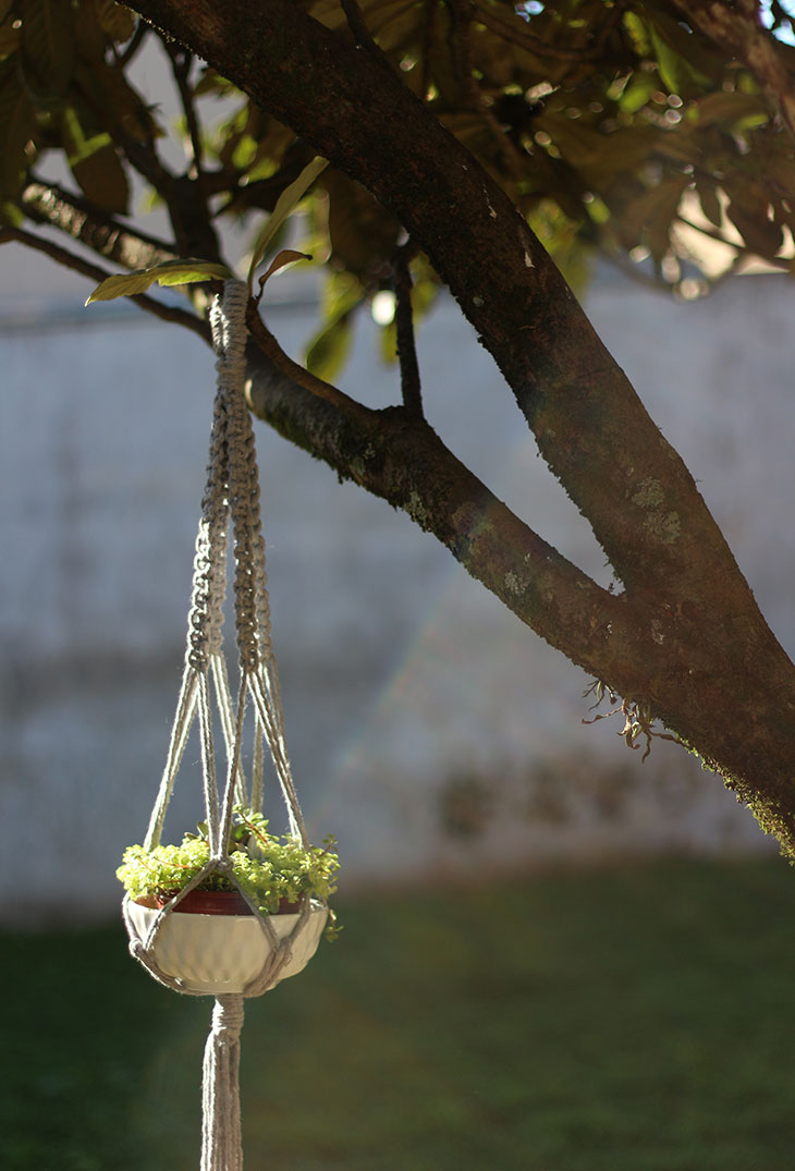 DIY: Crie Seu Próprio Suporte de Planta em Macramê