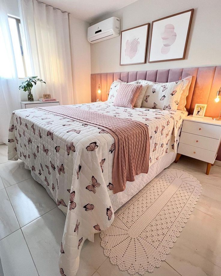 tapete de croche para quarto de casal