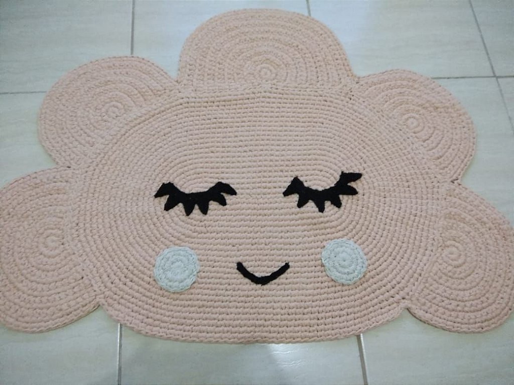 Como escolher o tamanho ideal do tapete de crochê para quarto de menina