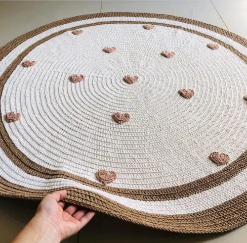 Como escolher o tamanho ideal do tapete de crochê para quarto de menina