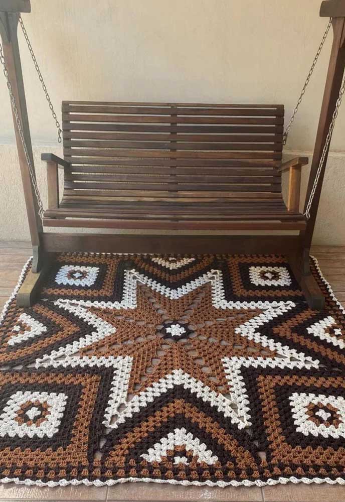 tapete de crochê quadrado passo a passo para iniciantes