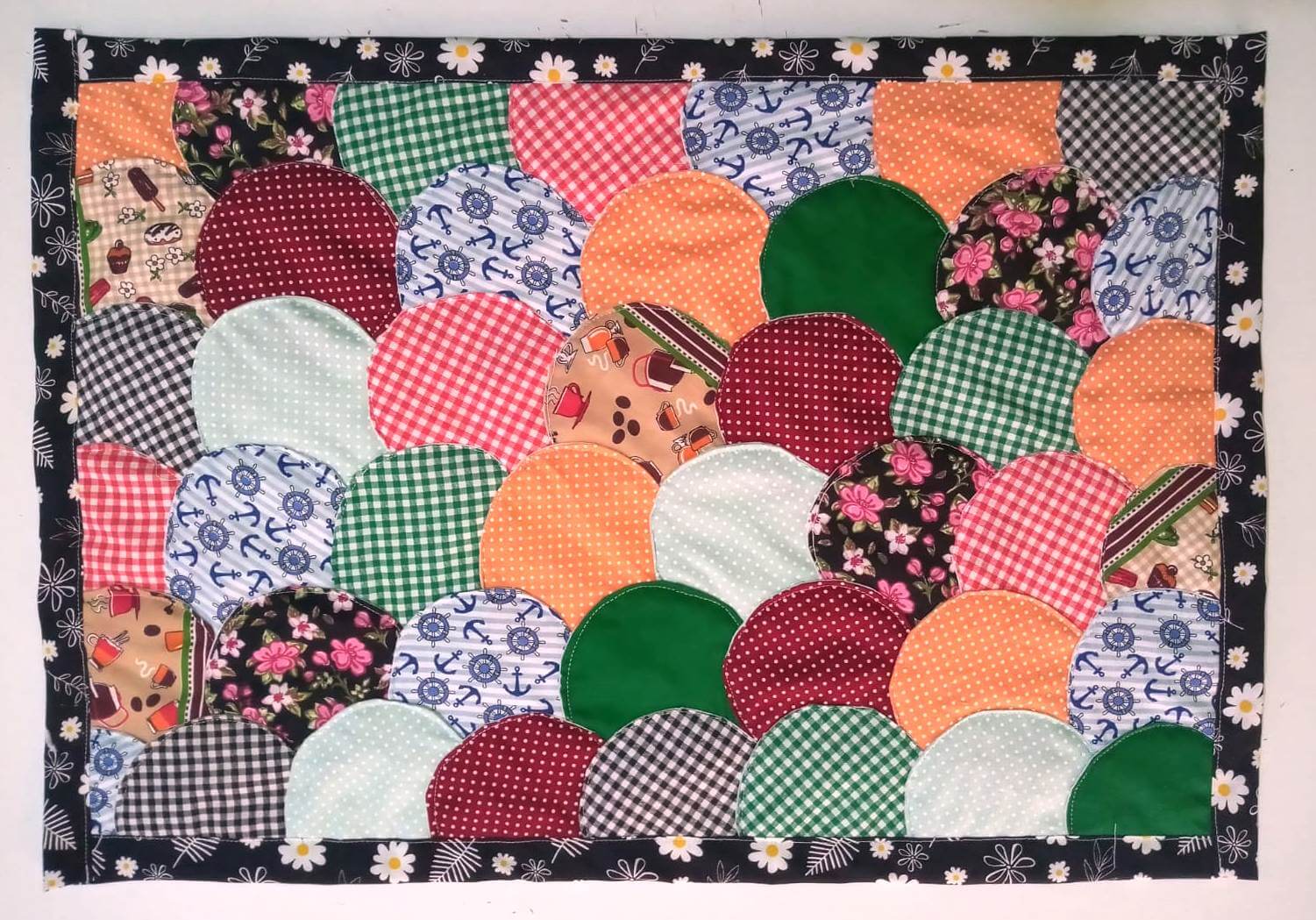 DIY tapete de retalhos sem costura