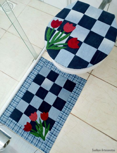 DIY tapete de retalhos sem costura