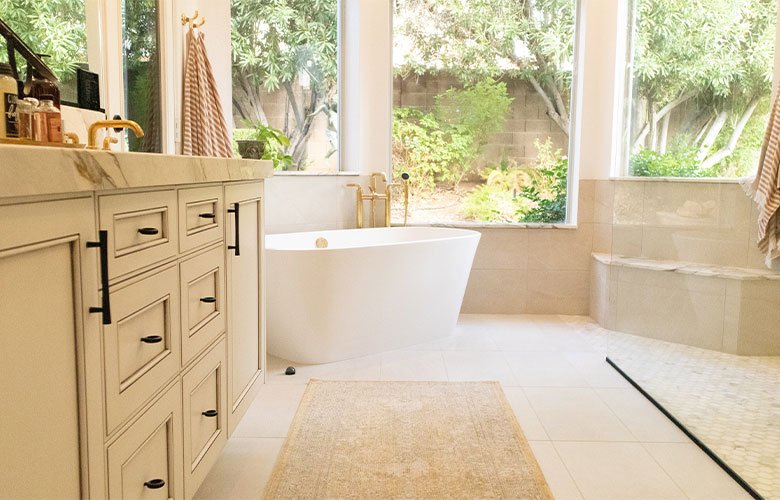 tapete para banheiro